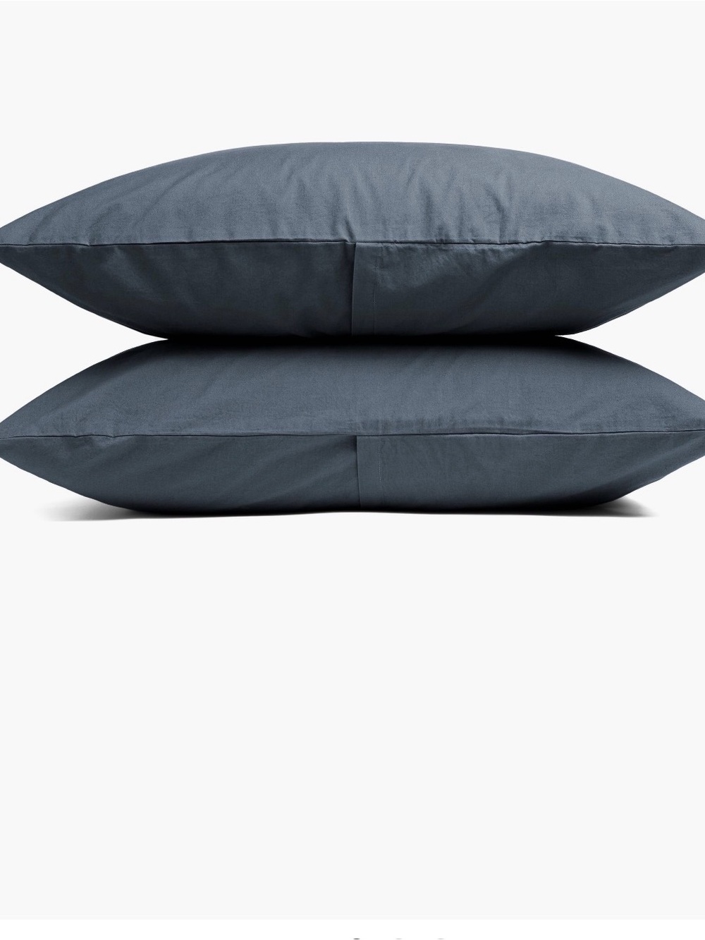 Parachute NEW King Size set of two brushed cotton pillowcases Dusk $69 MSRP